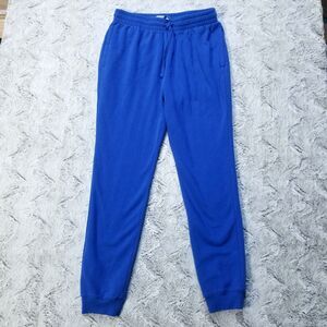 Boxercraft Mens L Signature Pony Fleece Jogger Sweatpants Blue Flat Front